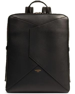 Lancel Enveloppe Flap Backpack - Black
