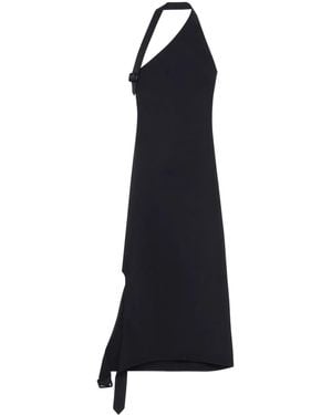 Courreges Asymmetric Buckle Dress - Black