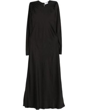 Silkylicious Silk Maxi Dress - Black