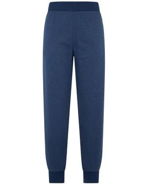 Moschino Logo-Print Track Trousers - Blue