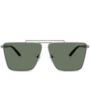 Versace Tubular Greca Sunglasses - Green