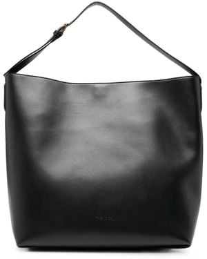 THEMOIRÈ Slouchy Shoulder Bag - Black