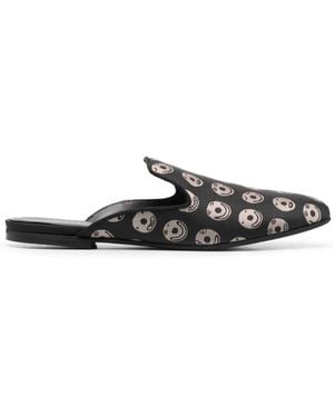 10 Corso Como X The Merchant Of Florence Emoji Mules - Black