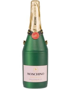 Moschino Bottle-Motif Shoulder Bag - Green