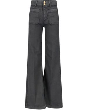 The Seafarer Jane Flared Jeans - Grey