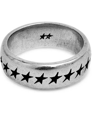 Twojeys Starline Star-Engraved Ring - Metallic