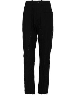 Masnada Drop-Crotch Pants - Black