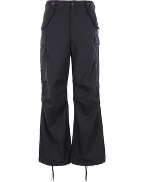 Junya Watanabe Cargo Broek Van Wolblend - Blauw