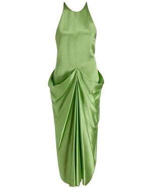 KHAITE Kent Dress - Green