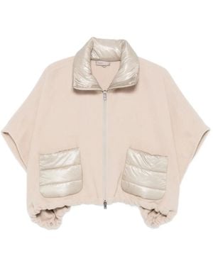 Herno Powder Wool-Cashmere Jackets - Natural