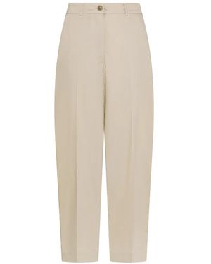 Seventy Pressed-Crease Cropped Trousers - White