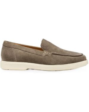 Geox Spherica Ec17 Suede Loafers - Grey