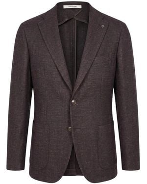 Tagliatore Single-Breasted Wool Blazer - Black