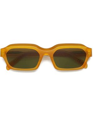 Retrosuperfuture Rectangle-Frame Sunglasses - Orange