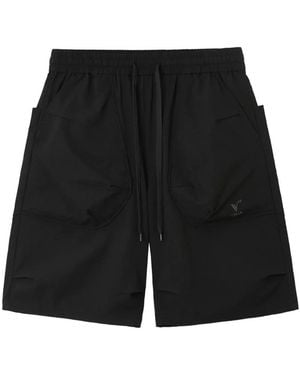 FIVE CM Patch Pocket Shorts - Black