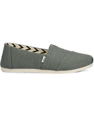 TOMS Slip-On Espadrilles - Green