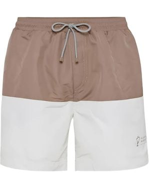 Brunello Cucinelli Costume Da Bagno Con Design Color-Block - Neutro