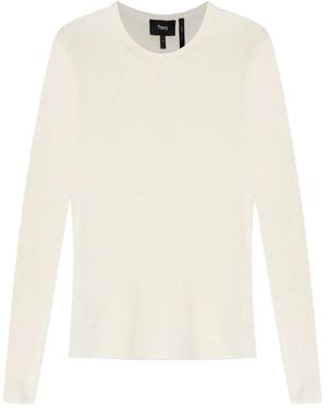 Theory Long Sleeve Top - White