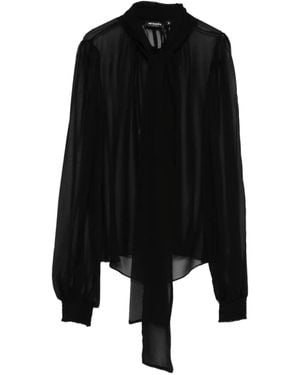 retroféte Klassisches Oberteil - Schwarz