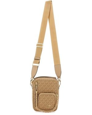 MICHAEL Michael Kors Monogram Cross-Body Bag - Metallic
