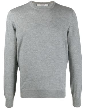 D4.0 Virgin Wool Crew-Neck Sweater - Gray
