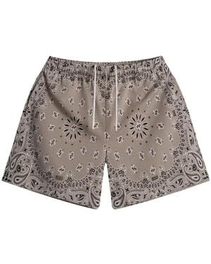 Bravest Studios Paisley Swim Shorts - Grey