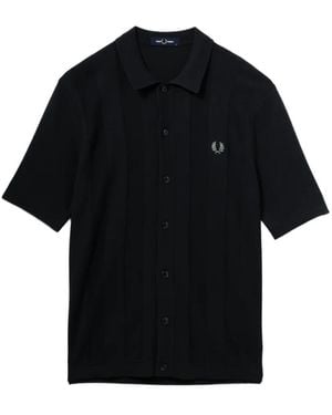 Fred Perry Camicia Con Logo - Nero