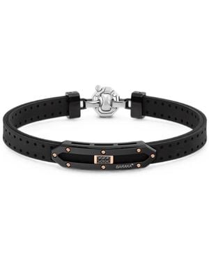 Baraka Logo-Print Bracelet - White