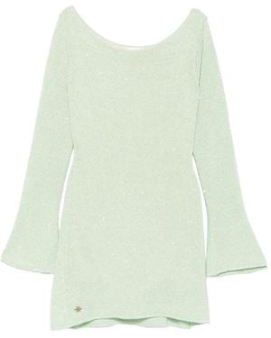 Asta Resort Maya Sequin-Embellished Mini Dress - Green