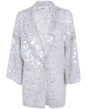 Aviu Sequin-embellished cardigan - Weiß