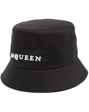 McQueen バケットハット - ブラック