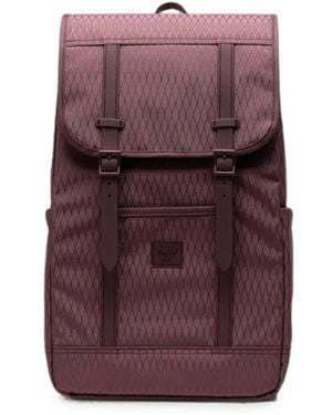 Herschel Supply Co. Retreat Rucksack Mit Rautensteppung - Lila