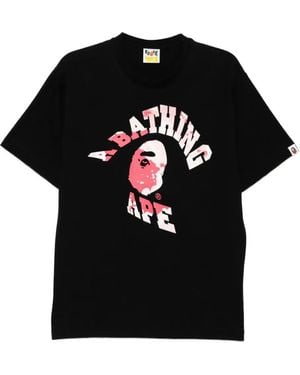 A Bathing Ape Graphic-Printed T-Shirt - Black