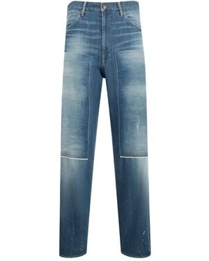 Visvim Distressed-Effect Jeans - Blue