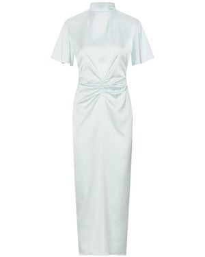ROTATE BIRGER CHRISTENSEN Gerafftes Midikleid - Weiß
