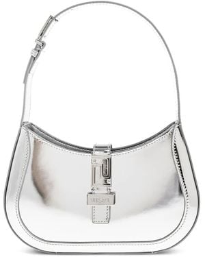 Versace Greca Goddess Metallic Shopper - Wit