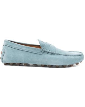Tod's Gommino Bubble Loafers Met Penny-Bandje - Blauw