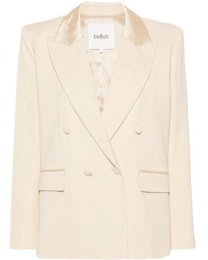 Ba&sh Grace Double-Breasted Blazer - Natural