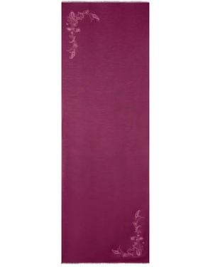 Etro Pashmina con estampado de cachemira - Morado