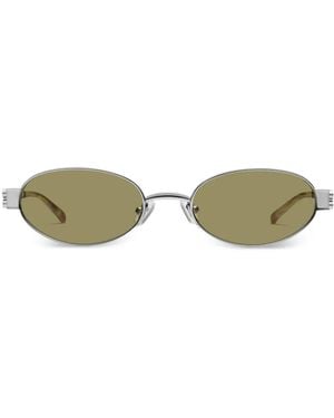 Gentle Monster Cali 02 (Br) Oval-Frame Sunglasses - Green