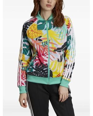 adidas Stadium Tropicalage "multicolour" Track Jacket - グリーン