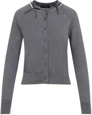 Simone Rocha Vest Met Parelketting - Grijs