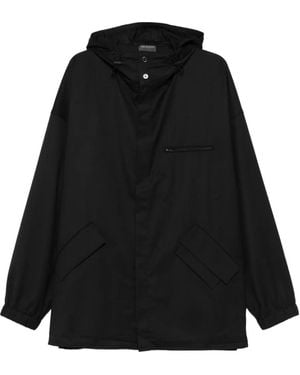 Y-3 スリーストライプ パーカー - ブラック