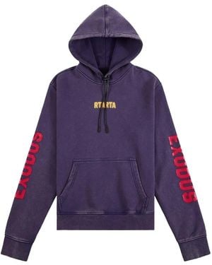 RTA Hoodie Dion À Logo Imprimé - Purple