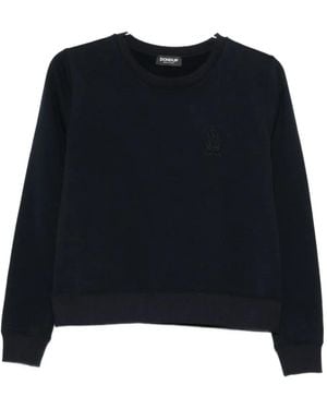 Dondup Sudadera con logo bordado - Negro