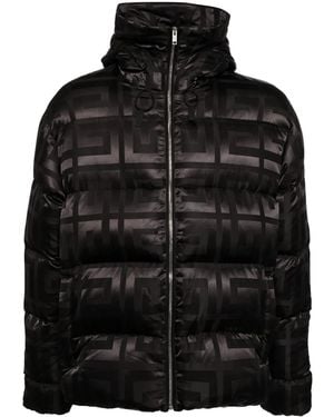 Givenchy Logo-Print Puffer Jacket - Black