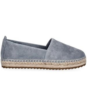 Marc O' Polo Suede Slip-On Espadrilles - Grey