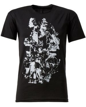 L'éclaireur Abstract Print T-Shirt - Black