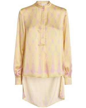Genny Graphic-Print Shirt - Natural
