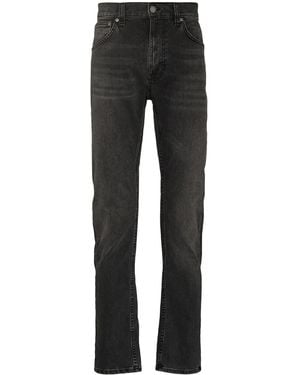 Nudie Jeans Lean Dean Slim-Fit Jeans - Black
